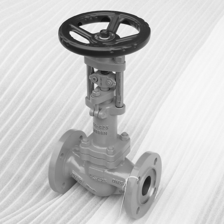  Liquid ammonia bellows stop valve