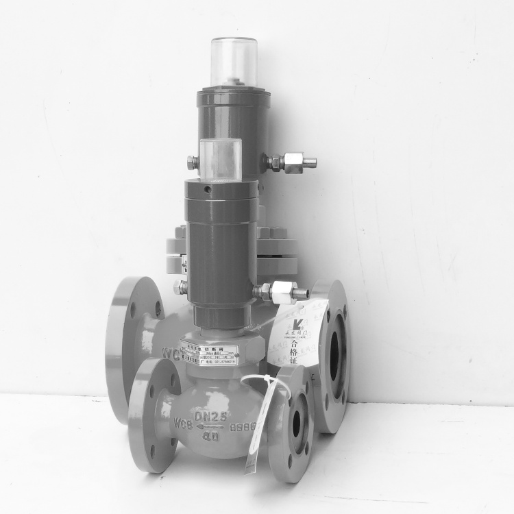  Hydraulic emergency shut-off valve