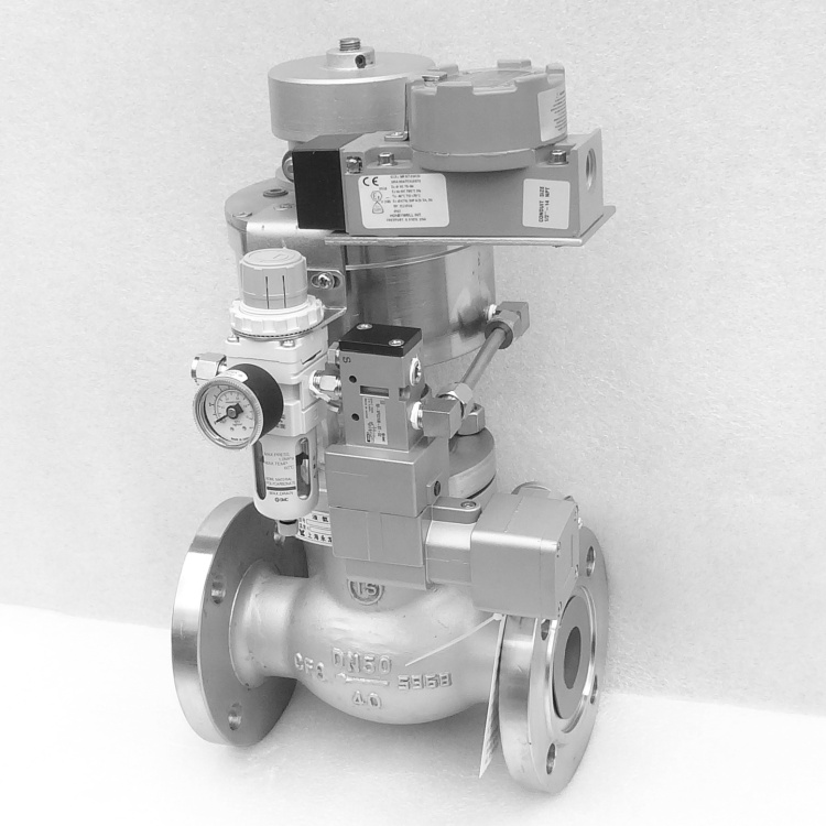  Pneumatic emergency cut-off valve for liquid ammonia
