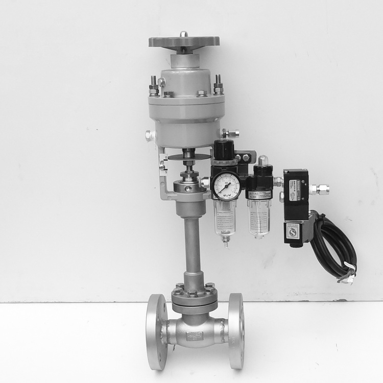  Low temperature pneumatic emergency shut-off valve