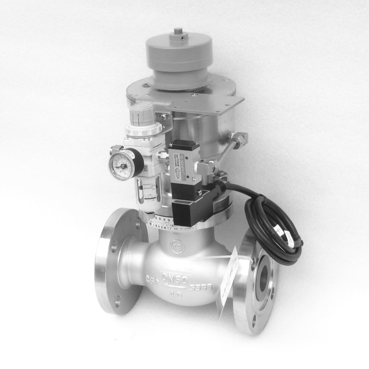  Pneumatic (liquid ammonia) emergency shut-off valve