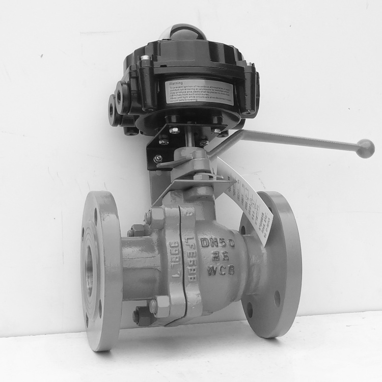  Ball valve with travel switch
