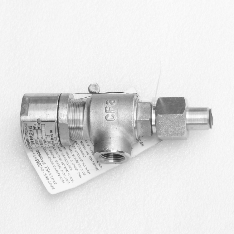  Special safety valve for liquid ammonia
