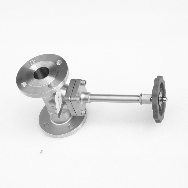  Long stem low-temperature flange stop valve