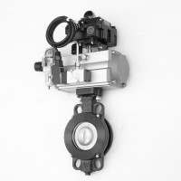  Double eccentric pneumatic high-performance butterfly valve