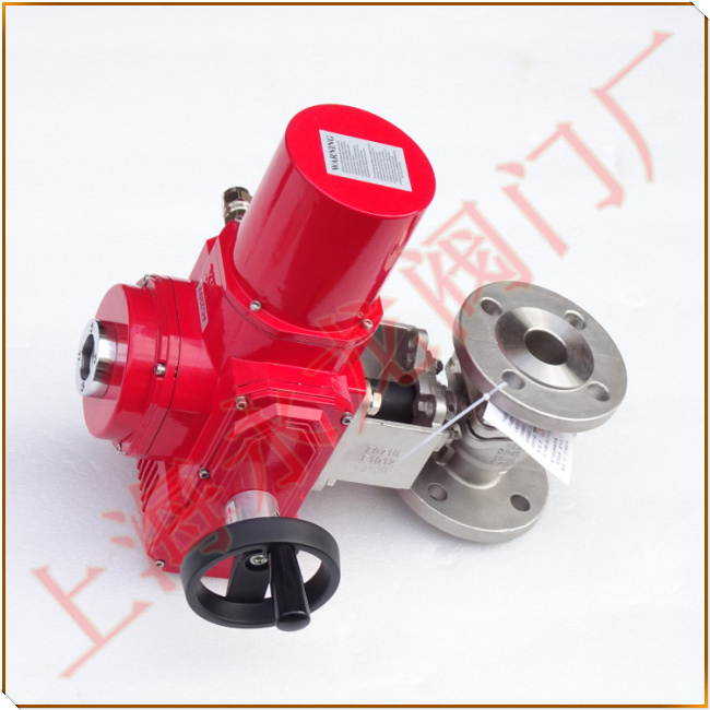  Explosion proof electric ball valve for power-off reset closing
